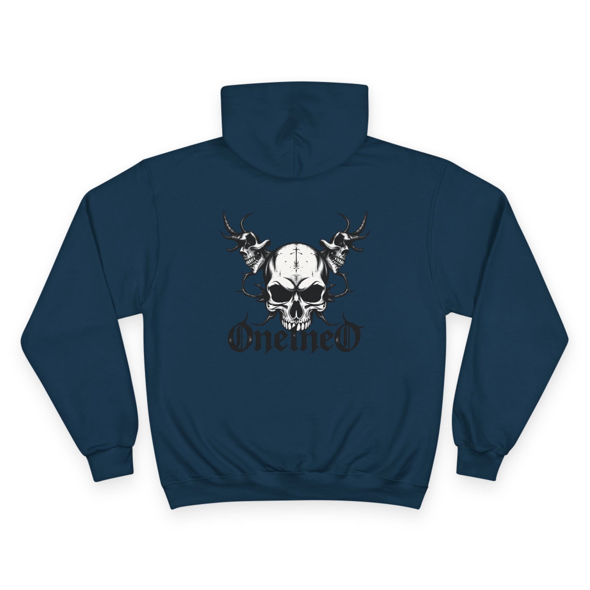 Skull Graphic Hoodie, Edgy Sweatshirt, Gothic Fashion, Casual Wear, Gift for Him/Her, Alternative Style