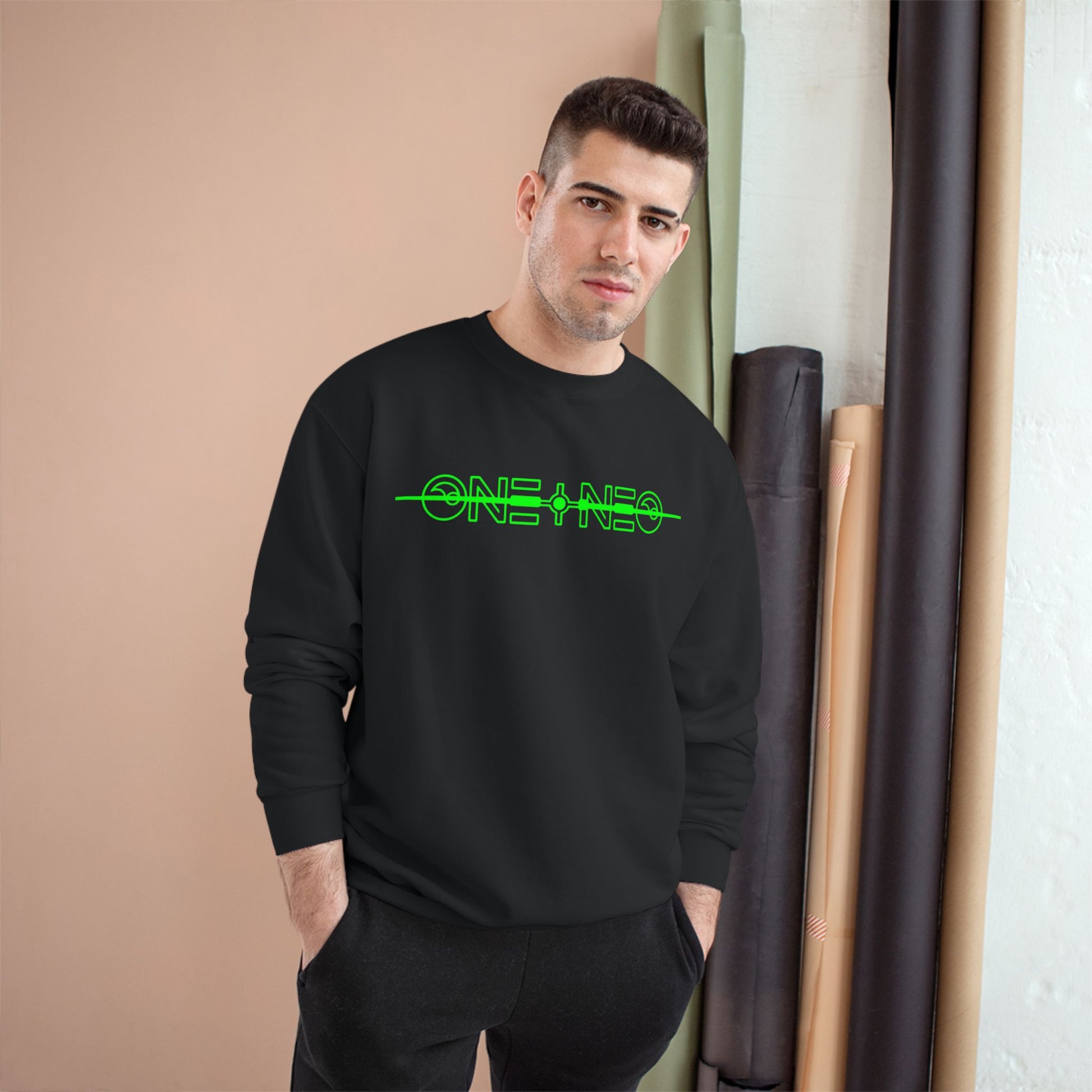 Champion Champion Sweatshirt, Cozy Graphic Crewneck, Streetwear Gift, Halloween Apparel, Casual Everyday Wear