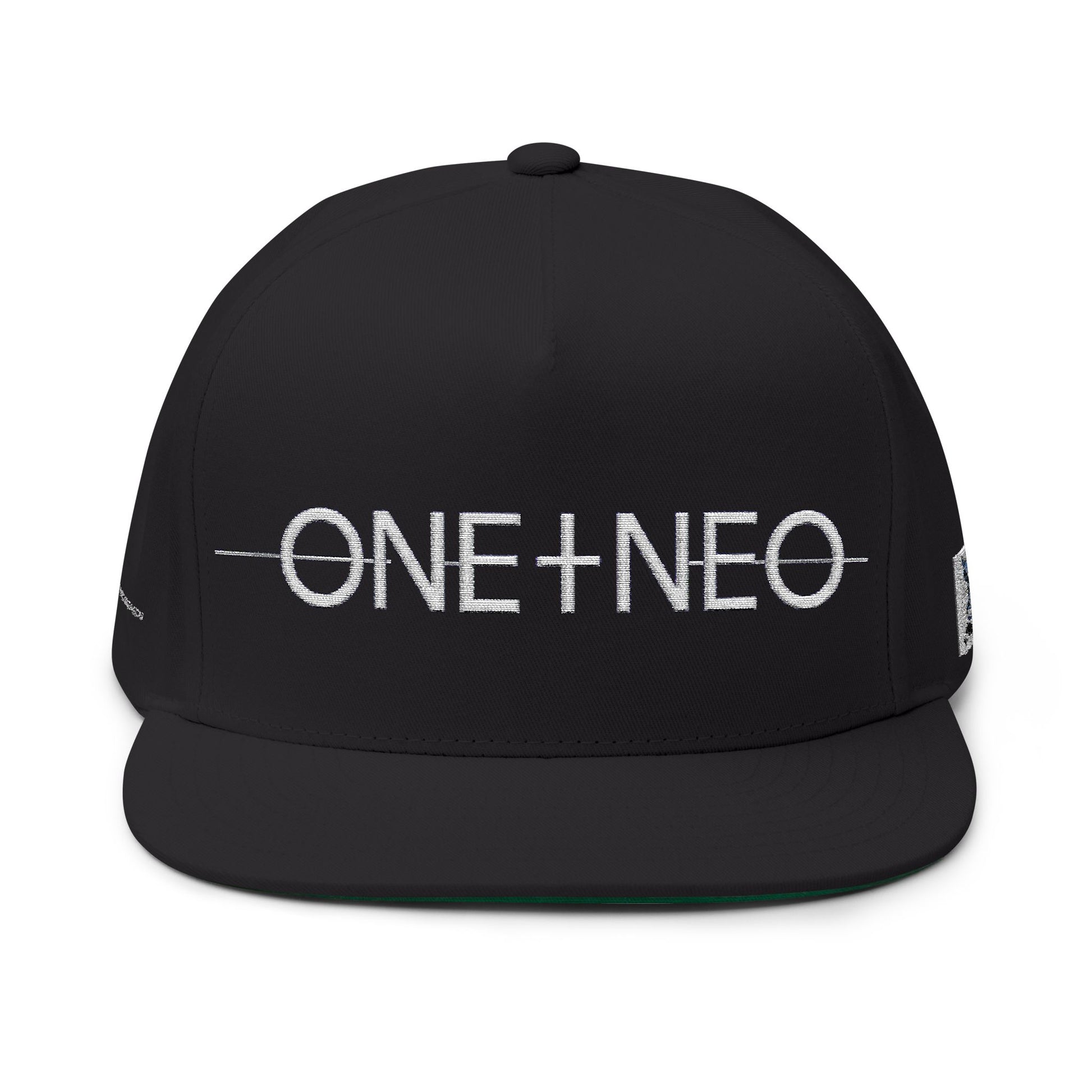 Stylish Embroidered Flat Bill Cap, Trendy Fashion, Gift for Him, Summer Accessory, Streetwear Cap, One+Neo Design